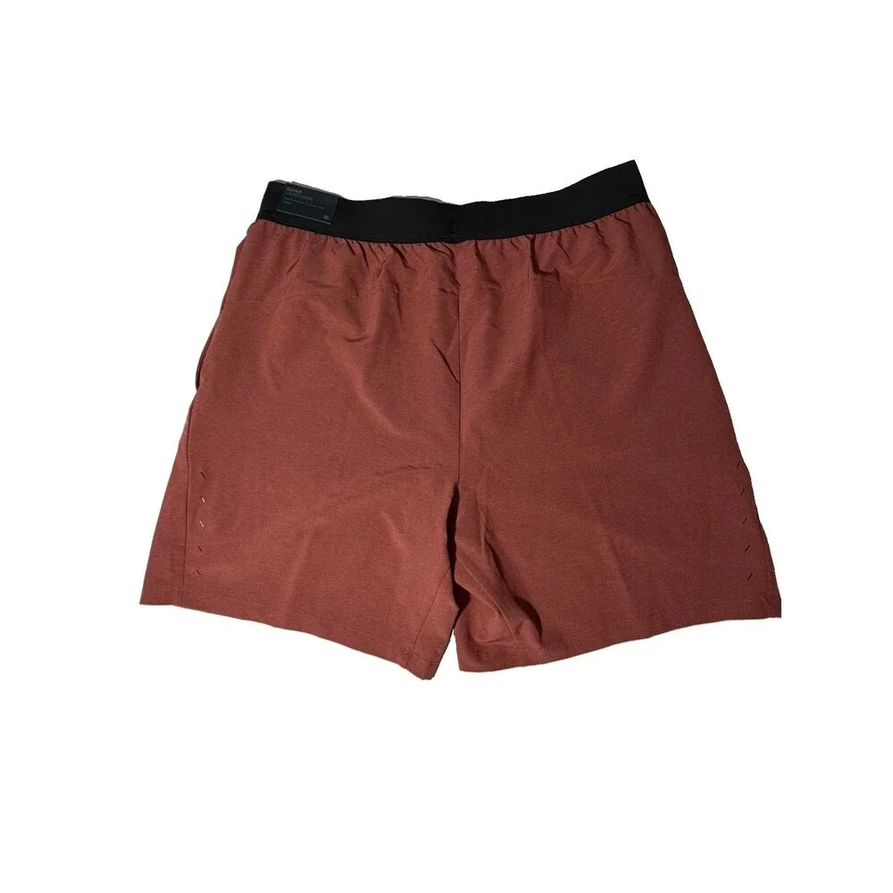 NWT Layer 8 Men’s Elevate Shorts Medium Desert Rust 7” Stretch Performance